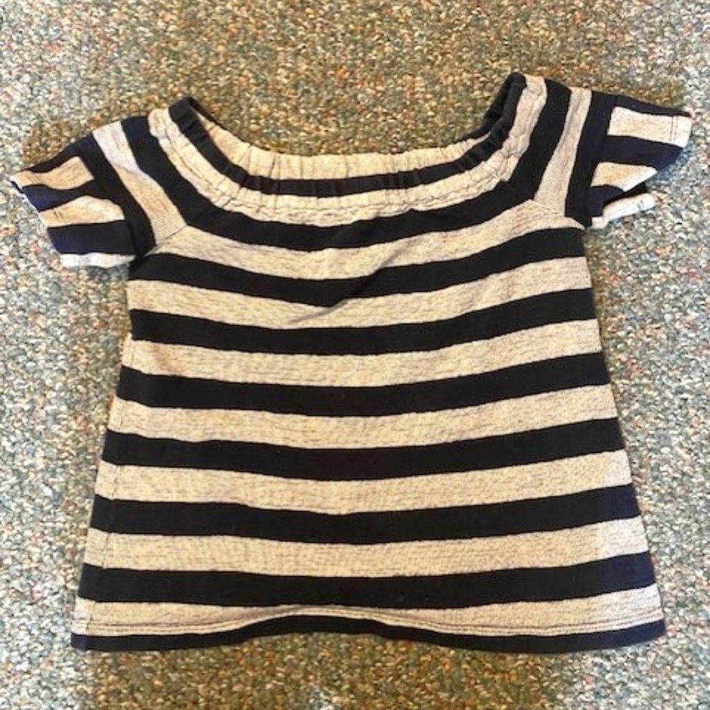 Striped Off-Shoulder Top